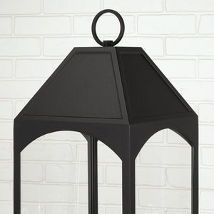Capital Lighting - 946343BK - Four Light Outdoor Post Lantern - Burton - Black