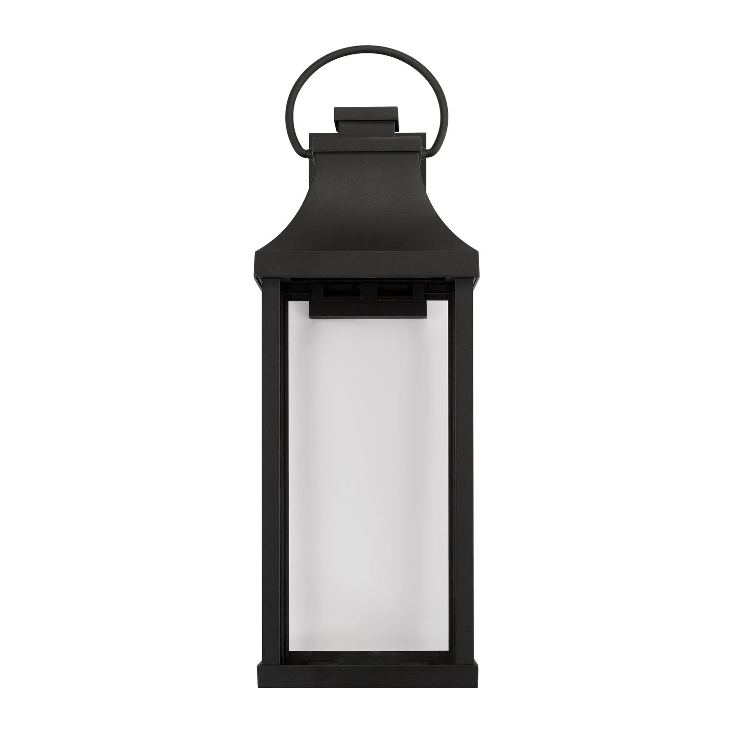 Capital Lighting - 946431BK-GL - One Light Outdoor Wall Lantern - Bradford - Black