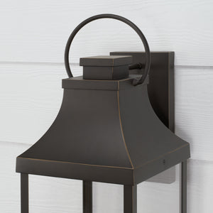 Capital Lighting - 946441OZ-GL - One Light Outdoor Wall Lantern - Bradford - Oiled Bronze