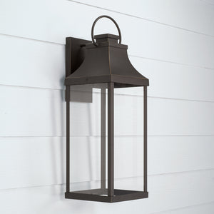 Capital Lighting - 946441OZ-GL - One Light Outdoor Wall Lantern - Bradford - Oiled Bronze
