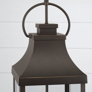 Capital Lighting - 946442OZ - Four Light Outdoor Hanging Lantern - Bradford - Oiled Bronze