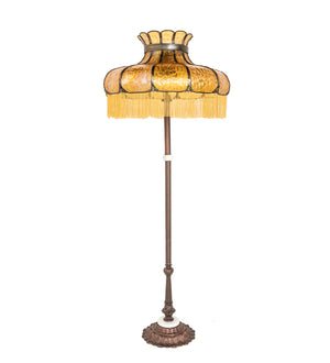 Meyda Tiffany - 250201 - Three Light Floor Lamp - Frederick - Mahogany Bronze