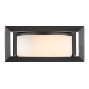 Golden - 2073-OFM NB-OP - Two Light Outdoor Flush Mount - Smyth NB - Natural Black