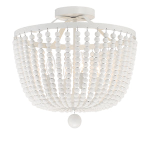 Crystorama - 604-MT_CEILING - Four Light Semi Flush Mount - Rylee - Matte White