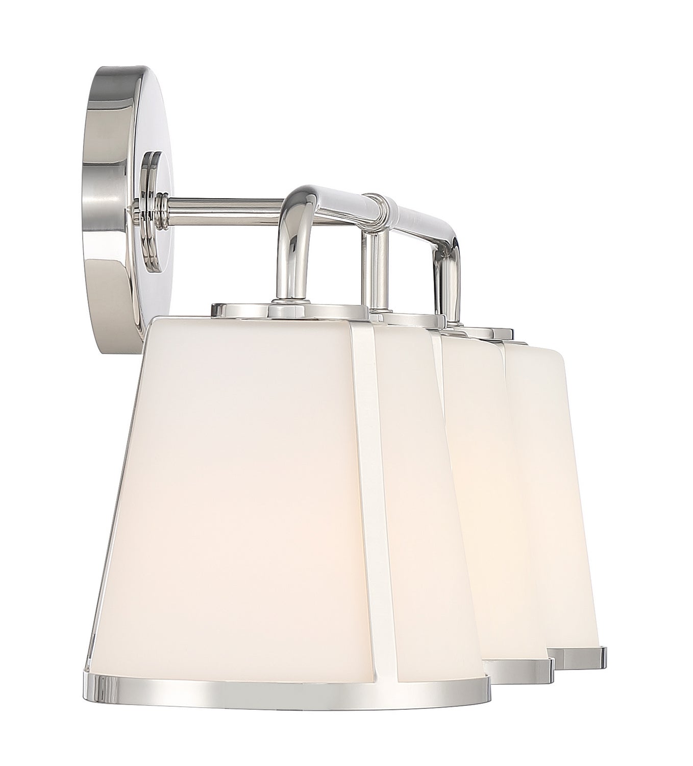 Crystorama - FUL-913-PN - Three Light Bath - Fulton - Polished Nickel