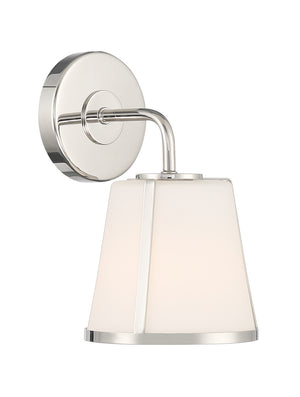 Crystorama - FUL-911-PN - One Light Wall Sconce - Fulton - Polished Nickel