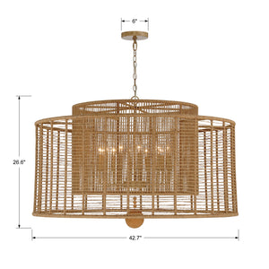 Crystorama - JAY-A5009-BS - 12 Light Chandelier - Jayna - Burnished Silver