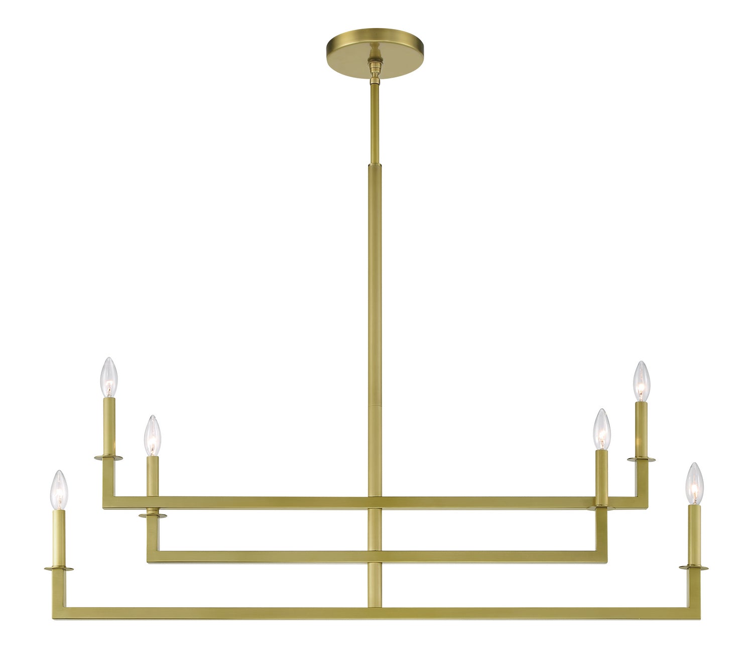 Crystorama - DNT-6046-AG - Six Light Chandelier - Dante - Aged Brass