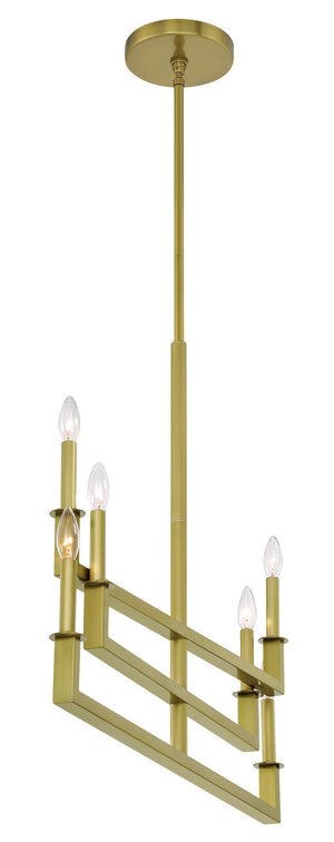 Crystorama - DNT-6036-AG - Six Light Chandelier - Dante - Aged Brass