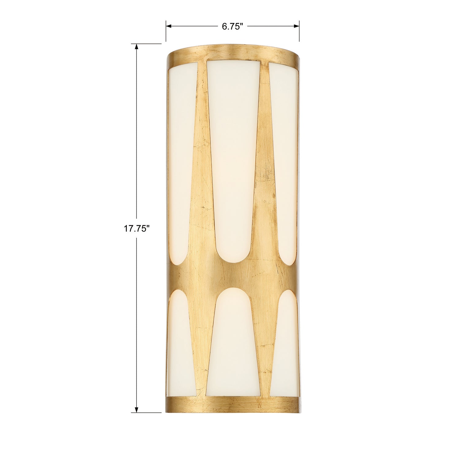 Crystorama - ROY-802-GA - Two Light Wall Sconce - Royston - Antique Gold