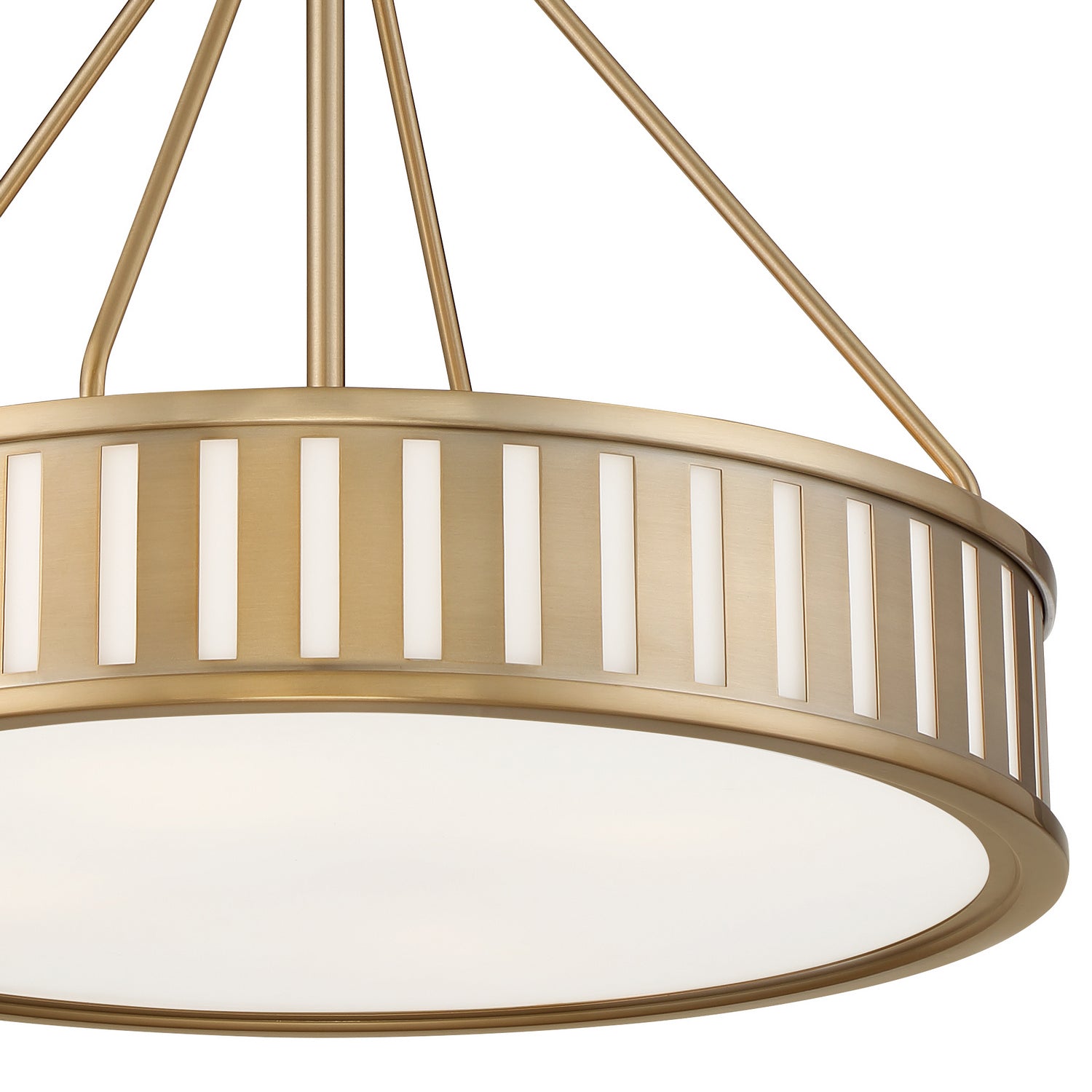 Crystorama - KEN-8304-VG - Four Light Pendant - Kendal - Vibrant Gold