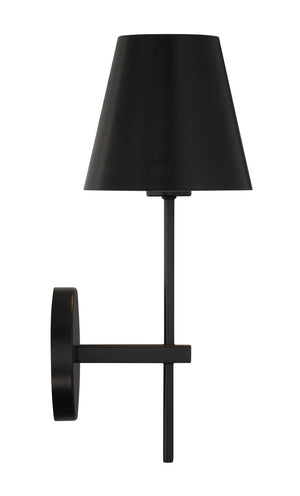 Crystorama - XAV-B8321-MK - One Light Wall Sconce - Xavier - Matte Black