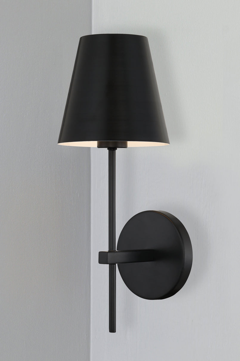 Crystorama - XAV-B8321-MK - One Light Wall Sconce - Xavier - Matte Black