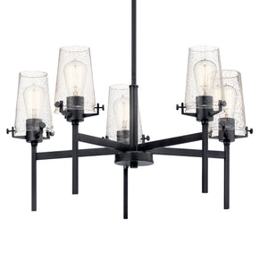 Kichler - 43694BK - Five Light Chandelier - Alton - Black