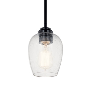 Kichler - 44380BKCS - One Light Mini Pendant - Valserrano - Black