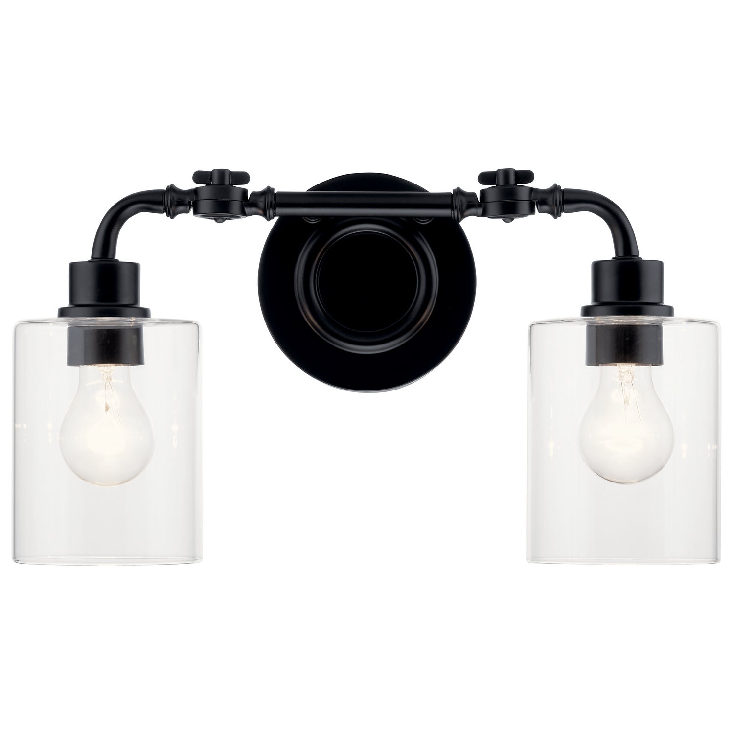 Kichler - 45665BK - Two Light Bath - Gunnison - Black