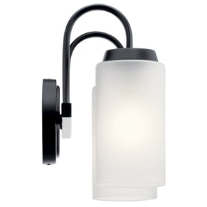 Kichler - 55086BK - Two Light Bath - Kennewick - Black