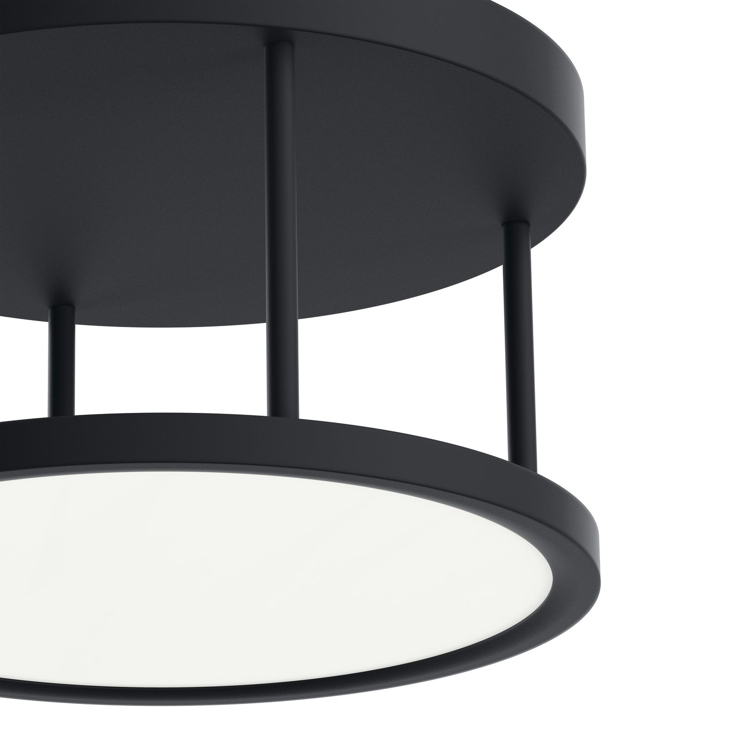 Kichler - 84319MBK - LED Semi Flush Mount - Lavi - Matte Black