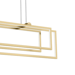 Kichler - 84322CG - LED Linear Chandelier - Jestin - Champagne Gold