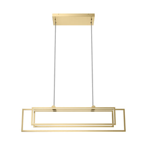 Kichler - 84322CG - LED Linear Chandelier - Jestin - Champagne Gold