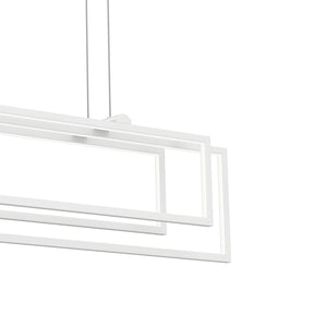 Kichler - 84322WH - LED Linear Chandelier - Jestin - White