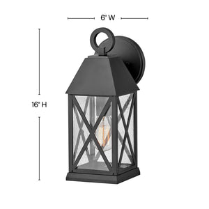 Hinkley - 23300MB - LED Wall Mount - Briar - Museum Black