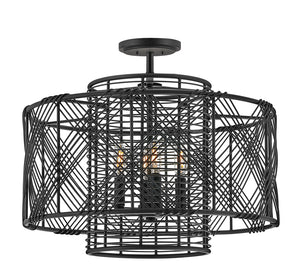 Hinkley - 41063BLK - LED Pendant - Nikko - Black