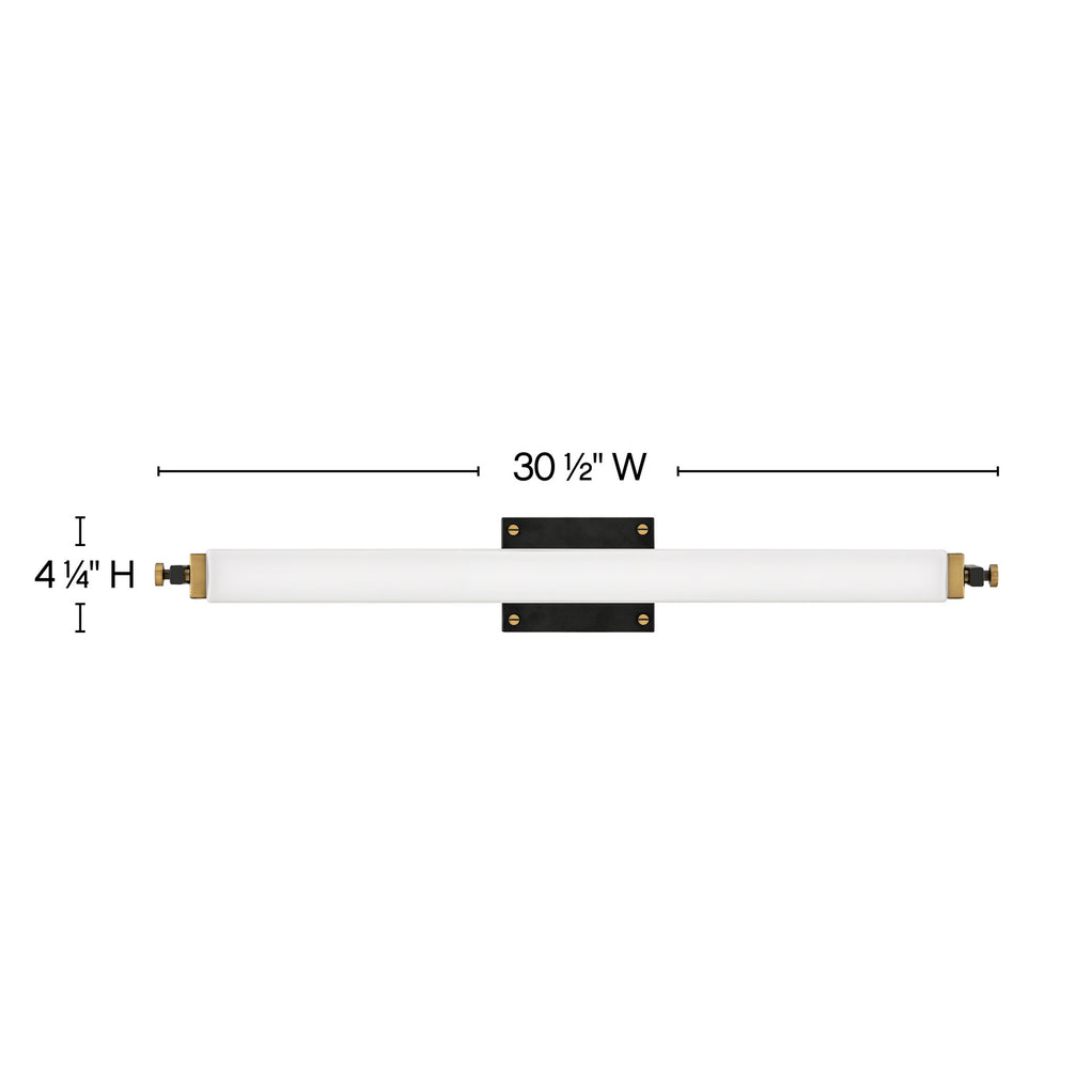 Hinkley - 51093BK-HB - LED Vanity - Rollins - Black