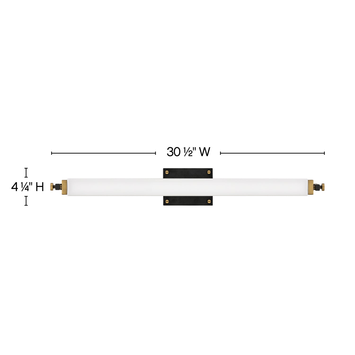 Hinkley - 51093BK-HB - LED Vanity - Rollins - Black