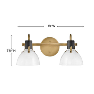 Hinkley - 51112HB - LED Vanity - Argo - Heritage Brass