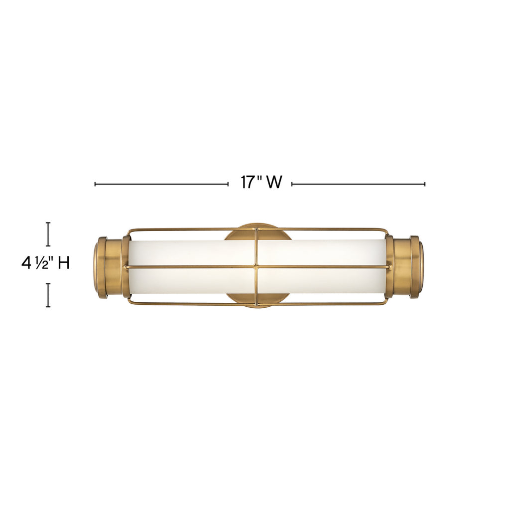 Hinkley - 54300HB - LED Wall Sconce - Saylor - Heritage Brass