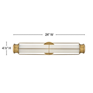 Hinkley - 54302HB - LED Wall Sconce - Saylor - Heritage Brass