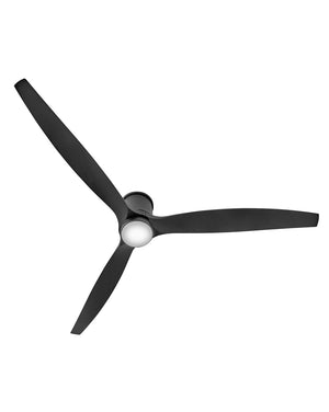 Hinkley - 900872FMB-LWD - 72"Ceiling Fan - Hover Flush - Matte Black