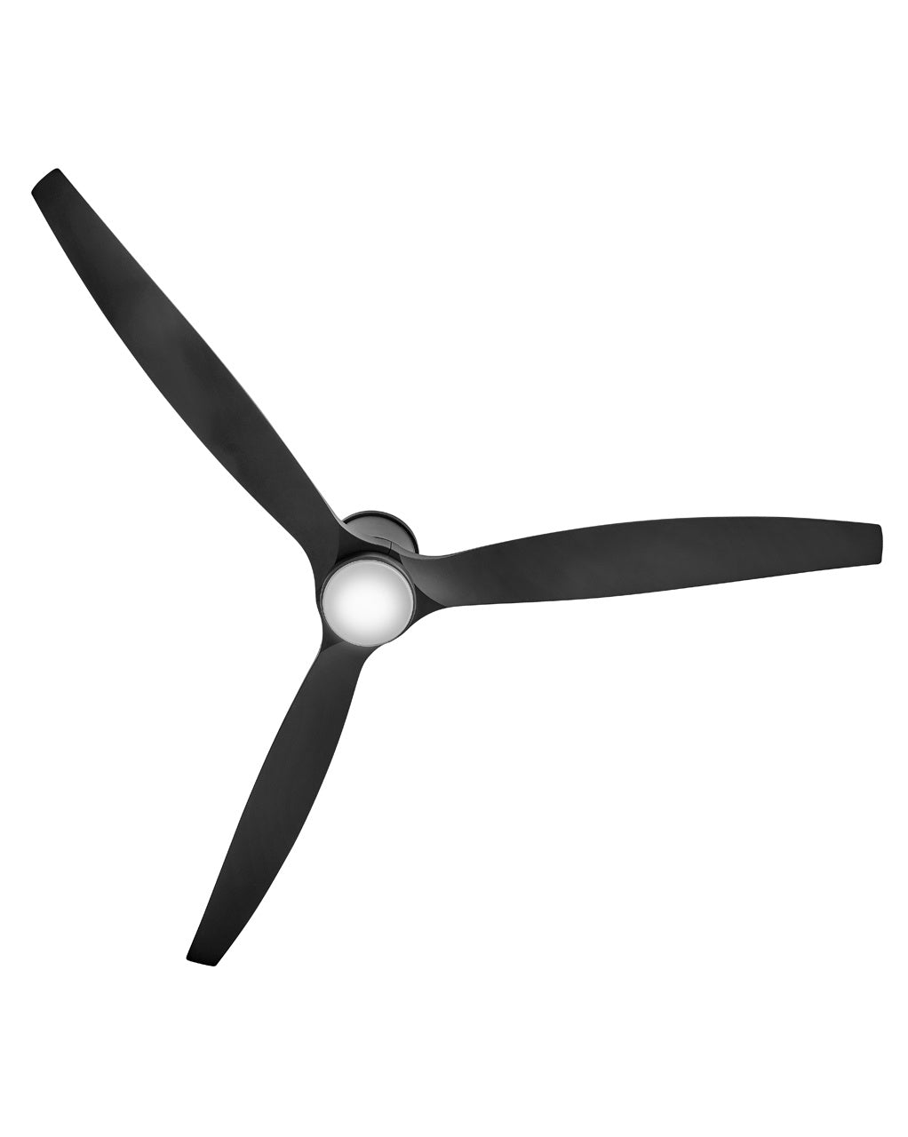 Hinkley - 900872FMB-LWD - 72"Ceiling Fan - Hover Flush - Matte Black