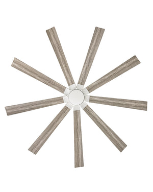 Hinkley - 904280FCW-LWD - 80"Ceiling Fan - Turbine - Chalk White