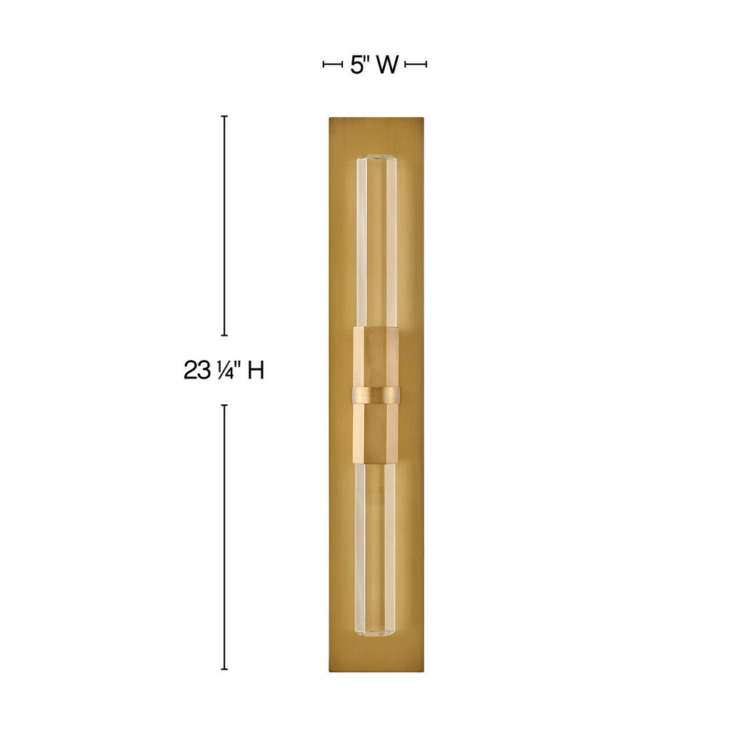 Fredrick Ramond - FR30600HBR - LED Wall Sconce - Cecily - Heritage Brass