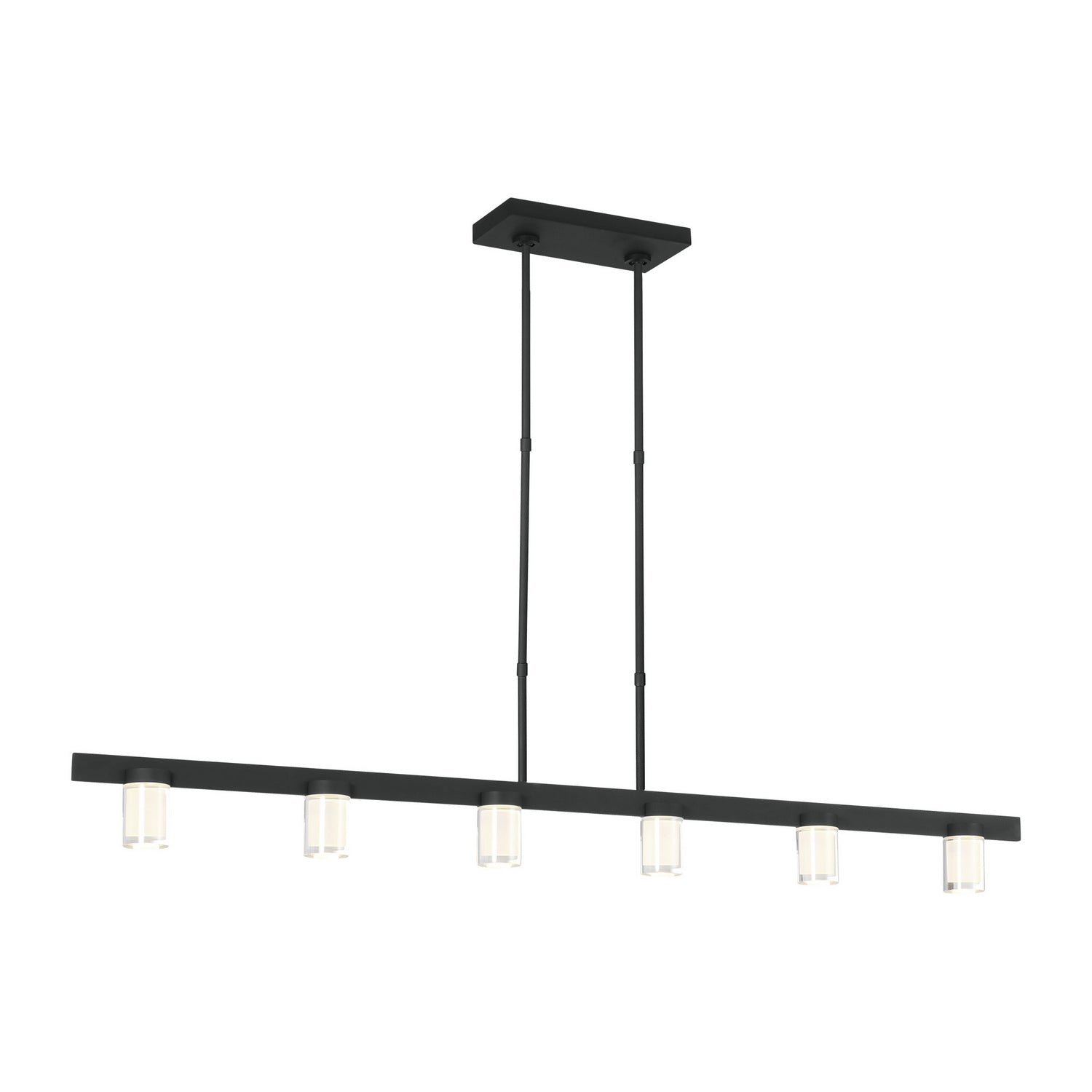 Visual Comfort Modern - 700LSESF60B-LED927-277 - LED Linear Suspension - Esfera - Nightshade Black