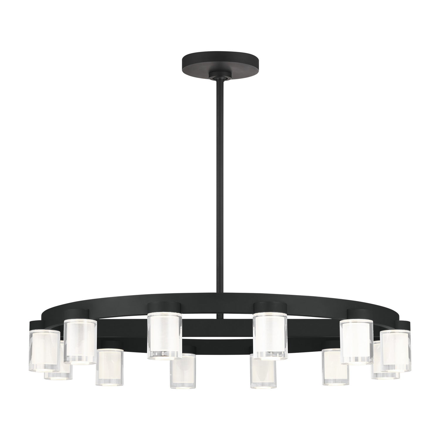 Visual Comfort Modern - 700ESF32B-LED927-277 - LED Chandelier - Esfera - Nightshade Black