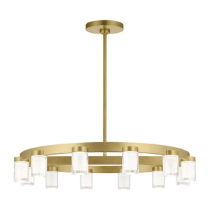 Visual Comfort Modern - 700ESF32NB-LED927-277 - LED Chandelier - Esfera - Natural Brass