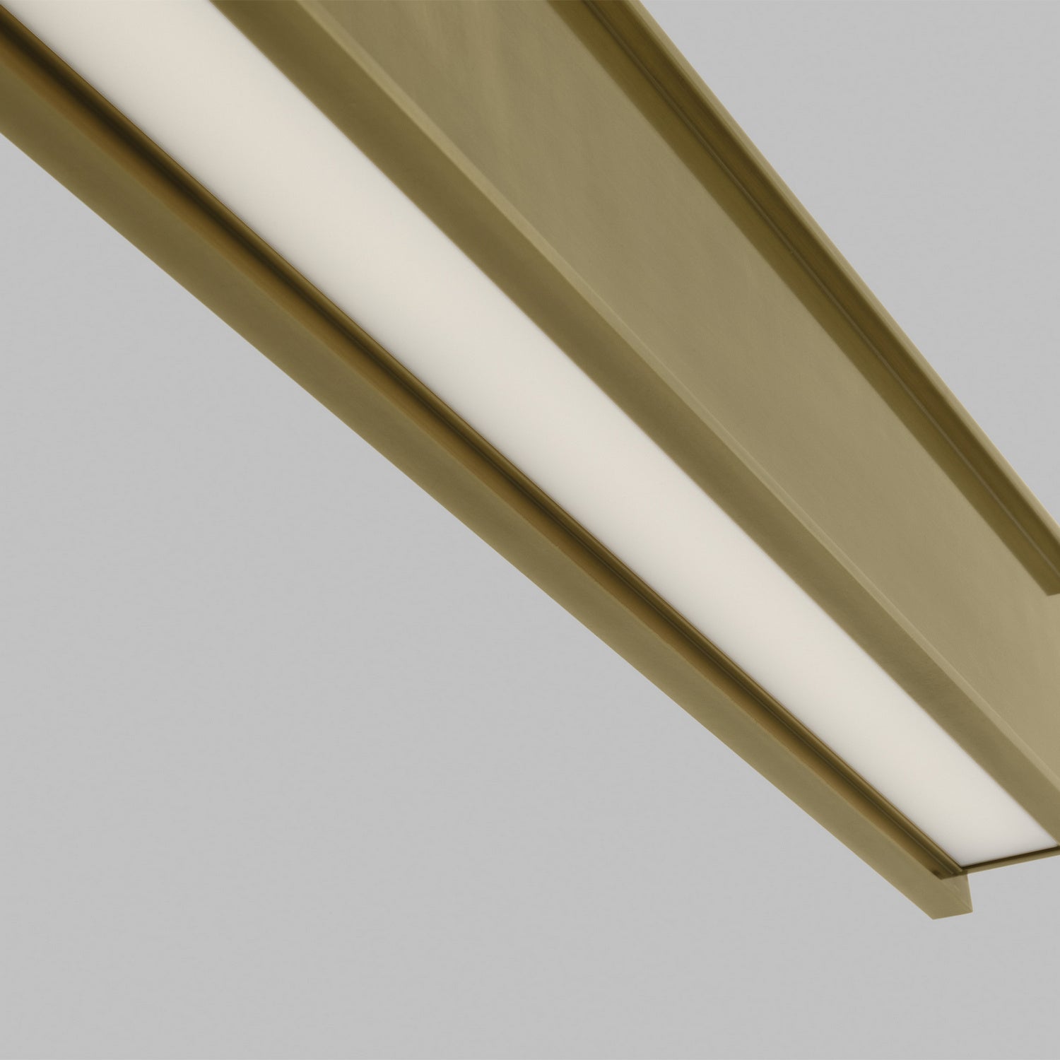 Visual Comfort Modern - 700LSIBM47BR-LED927 - LED Linear Suspension - I-Beam - Plated Brass