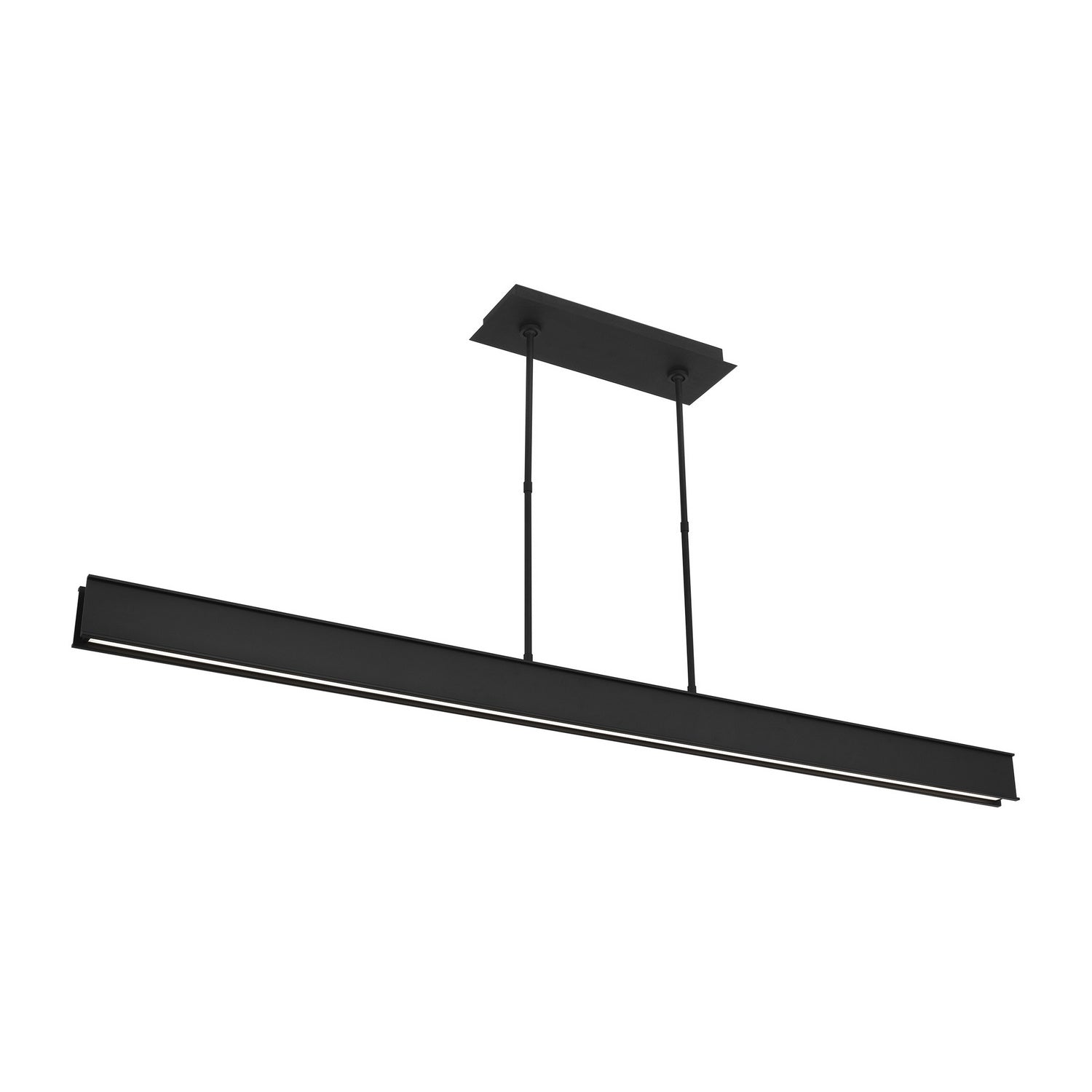 Visual Comfort Modern - 700LSIBM72B-LED927 - LED Linear Suspension - I-Beam - Nightshade Black