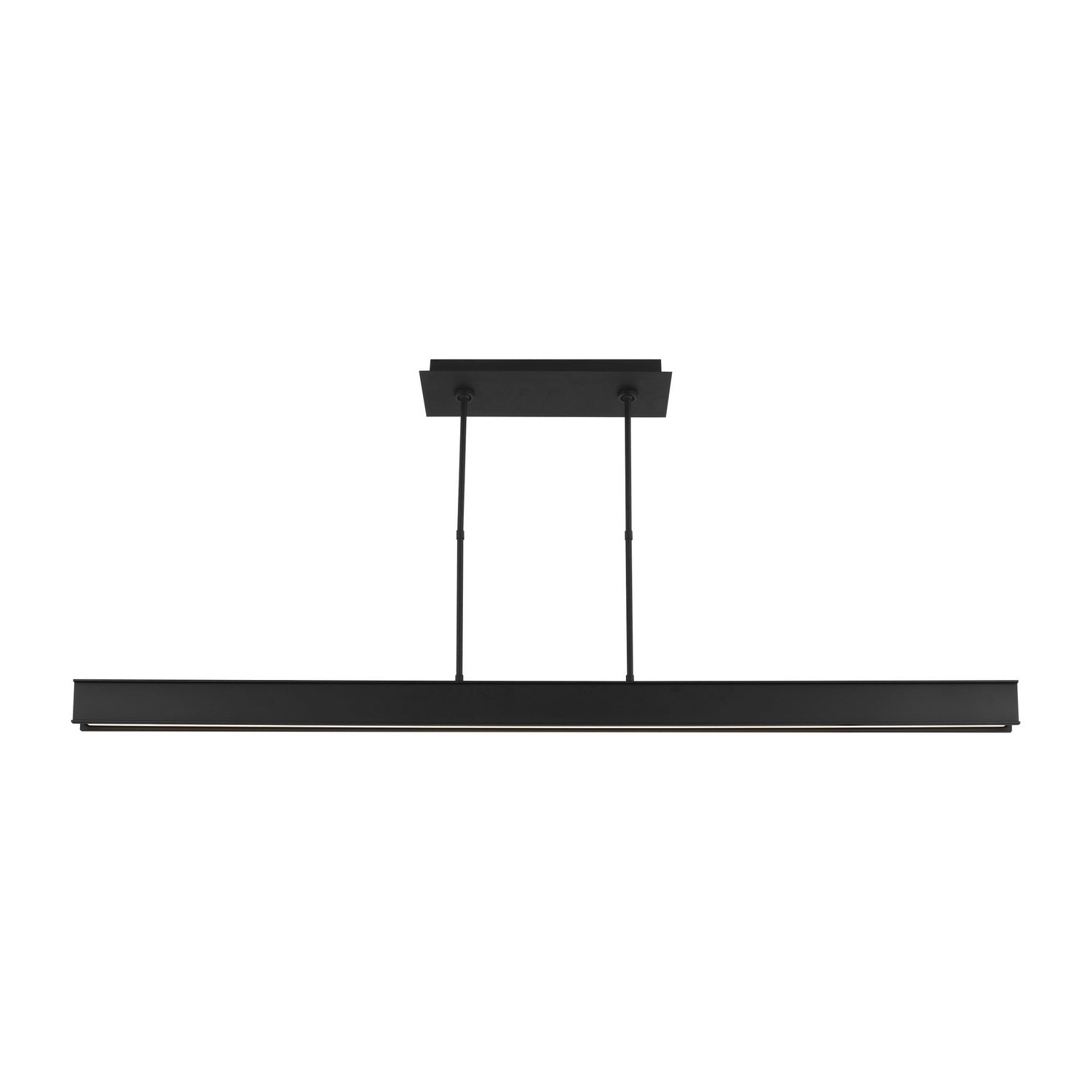 Visual Comfort Modern - 700LSIBM72B-LED927 - LED Linear Suspension - I-Beam - Nightshade Black