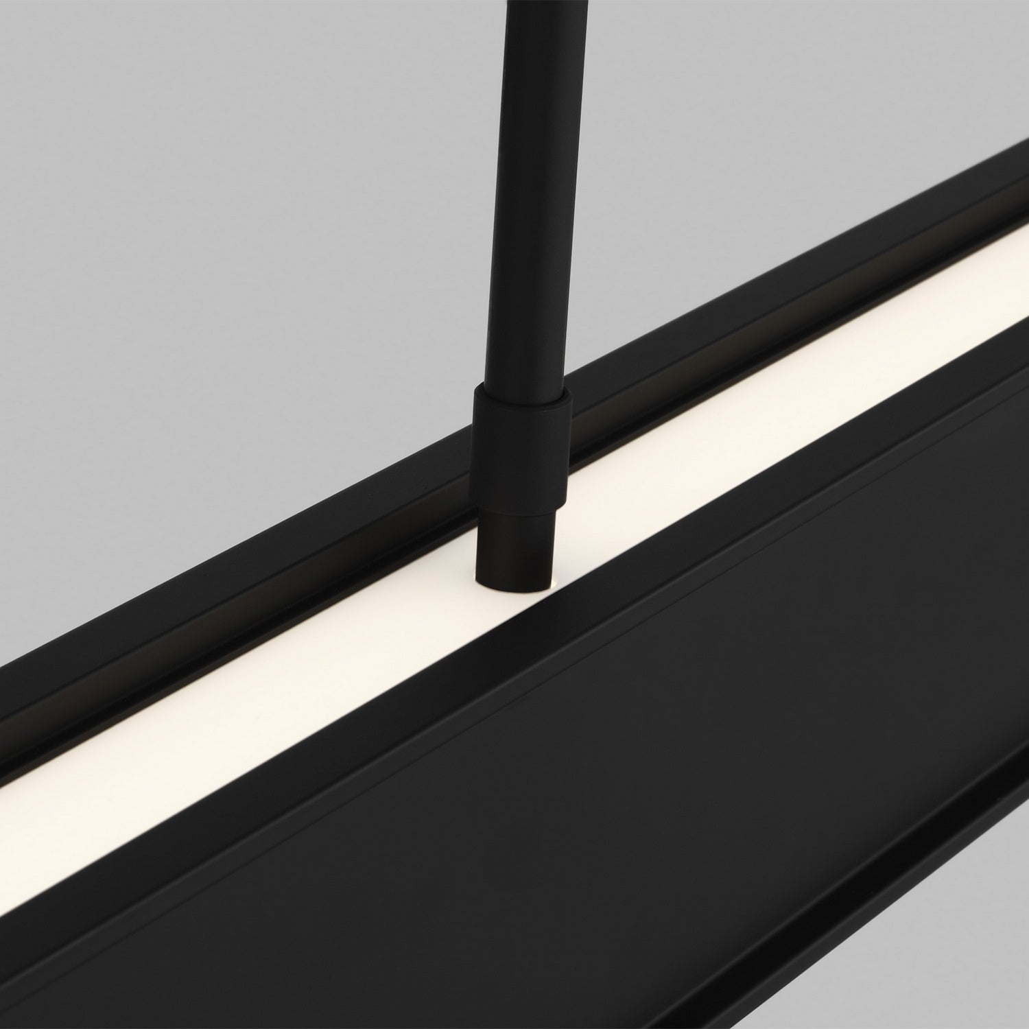 Visual Comfort Modern - 700LSIBM72B-LED927 - LED Linear Suspension - I-Beam - Nightshade Black