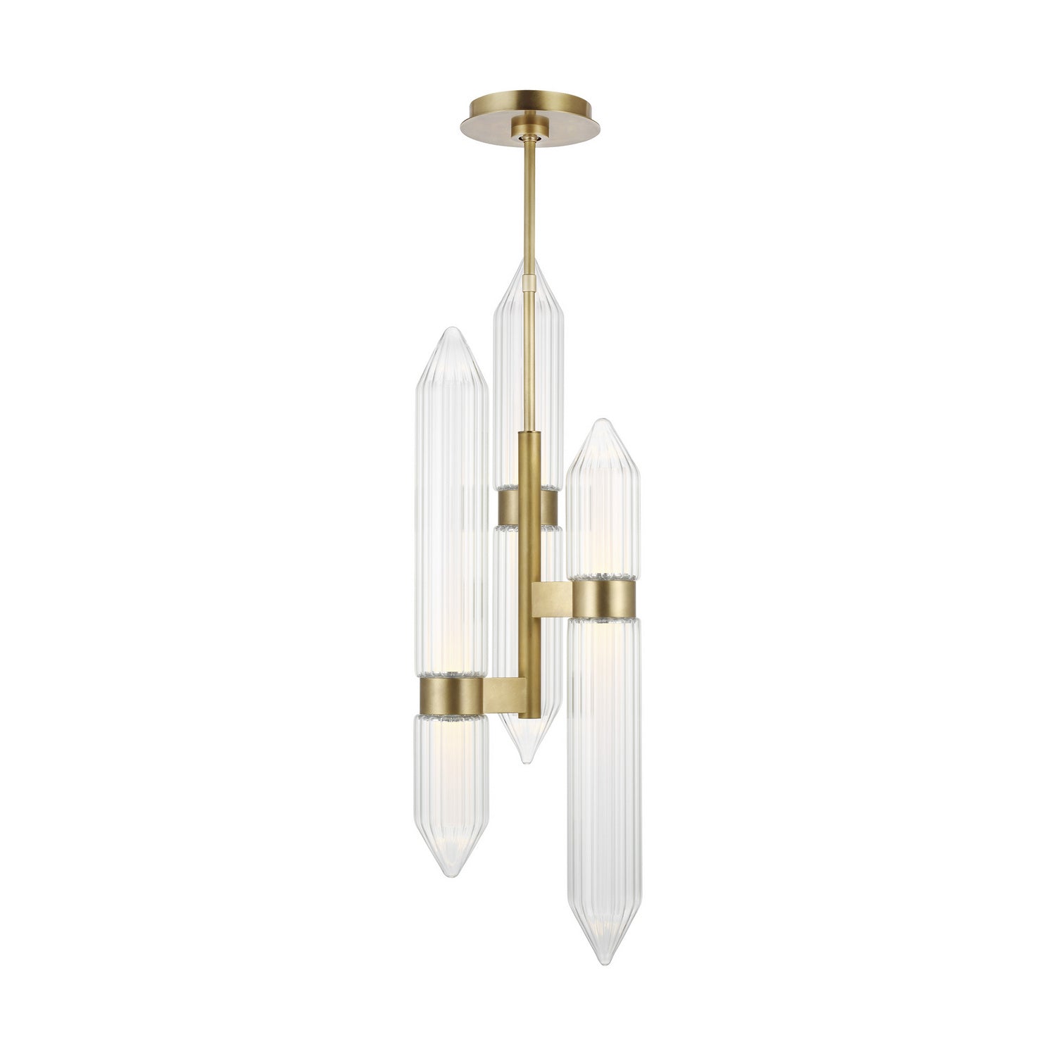 Visual Comfort Modern - 700TDLGSN10BR-LED927 - LED Pendant - Langston - Plated Brass