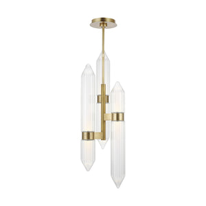 Visual Comfort Modern - 700TDLGSN10BR-LED927 - LED Pendant - Langston - Plated Brass