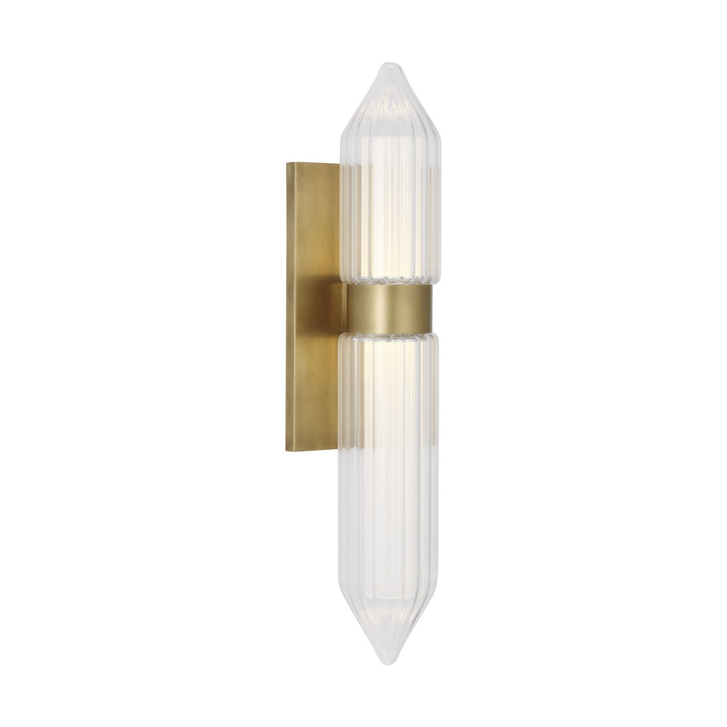 Visual Comfort Modern - 700WSLGSN18BR-LED927-277 - LED Wall Sconce - Langston - Plated Brass
