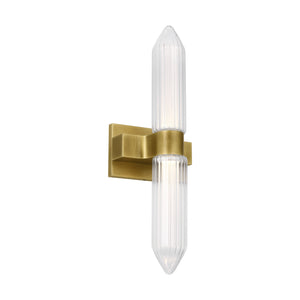 Visual Comfort Modern - 700BCLGSN23BR-LED927 - LED Bath Sconce - Langston - Plated Brass