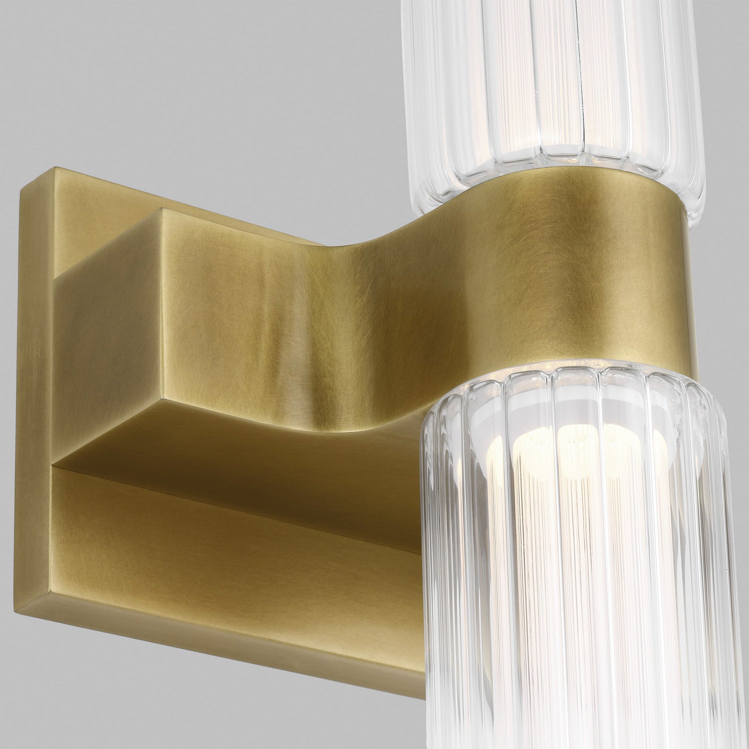 Visual Comfort Modern - 700BCLGSN23BR-LED927 - LED Bath Sconce - Langston - Plated Brass