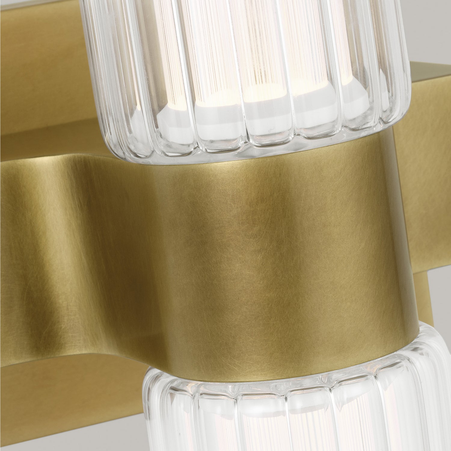 Visual Comfort Modern - 700BCLGSN23BR-LED927 - LED Bath Sconce - Langston - Plated Brass