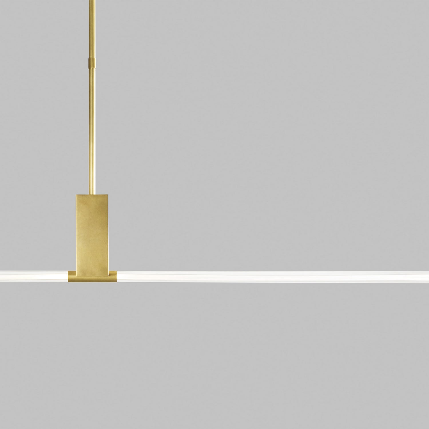 Visual Comfort Modern - 700LSPHB68NB-LED927 - LED Linear Suspension - Phobos - Natural Brass